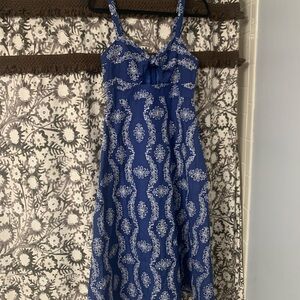Blue Eyelet Dress